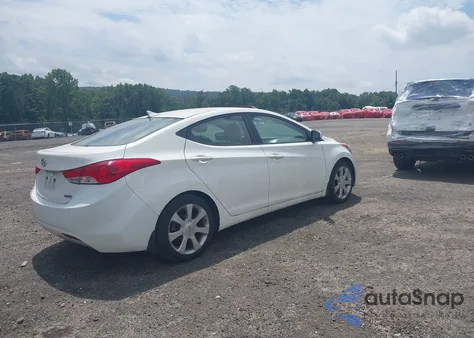 2013 Hyundai Elantra Limited из США, поврежденный, VIN 5NPDH4AE6DH173333